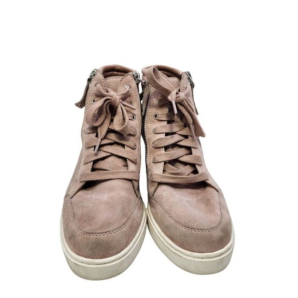Linea Paolo Niya Hidden Wedge Sneaker Blush Pink Shoes Women's Size 7.5 - Picture 4 of 13